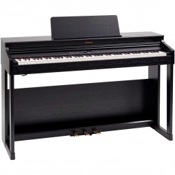 Piano Digital Roland 88 Teclas FP-30X Preto Com Estante e Pedal de