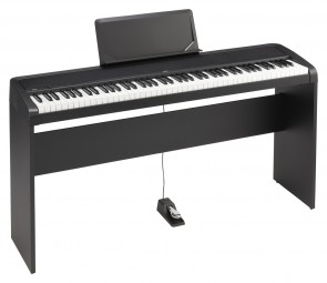 Piano Digital Korg B2N Preto com Estante