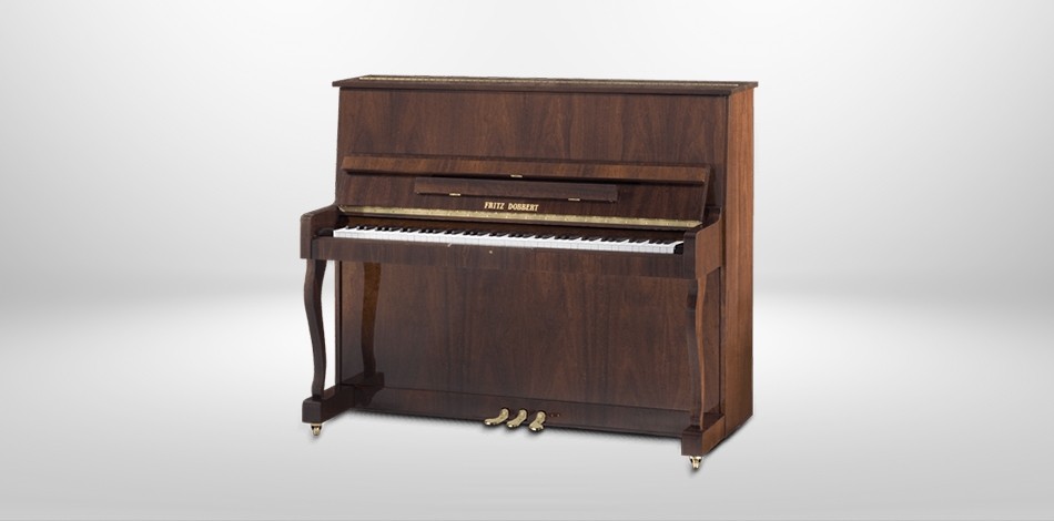 Piano Vertical Fritz Dobbert FD126 Imbuia